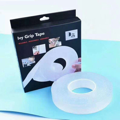 ActrovaX Double Sided Handheld Nano Double Side Gel Tape (Manual)(Set of 1, Clear)