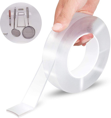ActrovaX Double Sided Handheld Gel Tape Nano Double Side (Manual)(Set of 1, Transparent)