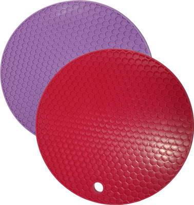 Smiling Cart COASTER-2PC-A Silicone Trivet(Pack of 2)