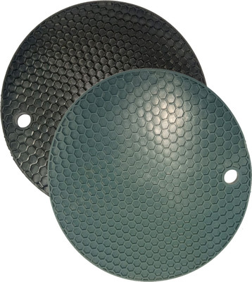 Smiling Cart COASTER-2PC-E Silicone Trivet(Pack of 2)