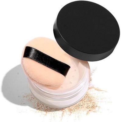 BLUEMERMAID Face Makeup Translucent Setting & Waterproof Oil Control Loose Powder Compact(BEIGE, 15 g)