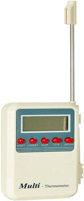thermomate Digital thermometer multi stem with external sensing probe fast and accurate Thermometer(White)