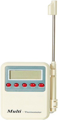thermomate Multi- Stem Thermometer with External Sensing Probe Thermometer(White)