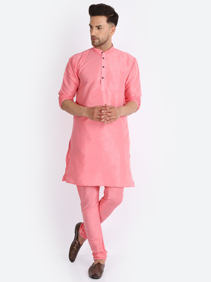 BANHUSSAIN Men Kurta Churidar Set