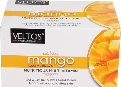 Veltos Mango Multi Vitamins Nutritious Bleach Cream for healthy glowing skin(320 g)