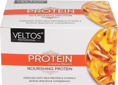 Veltos Protein Bleach Cream enriched with milk protein and Vitamin E(320 g)