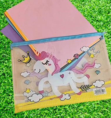 AMANVANI plastic folder(Set Of 1, Multicolor)