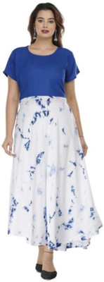 City Craft Flared/A-line Gown(Blue)