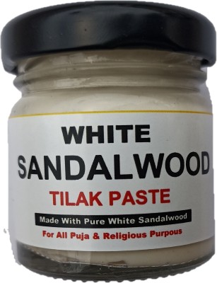 Ame Collection White Sandalwood Paste Tilak Made Wite Pure and Rare White Sandalwood 50Gm