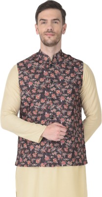 SG LEMAN Sleeveless Floral Print Men Jacket