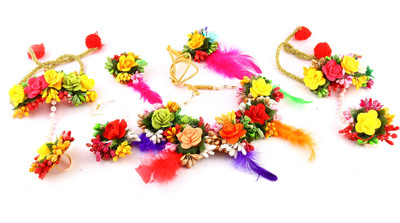BALIKA VADHU Fabric Multicolor Jewellery Set(Pack of 1)