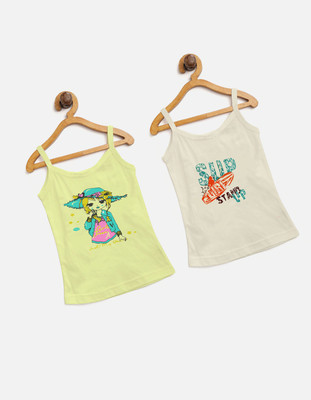 famcomf Camisole For Baby Girls(Multicolor, Pack of 2)