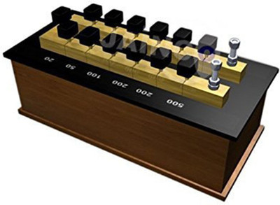 SBT Resistance Box Ohms Plug Type with 13 Keys (1 to 500 Ohms) Lab Resistance Box