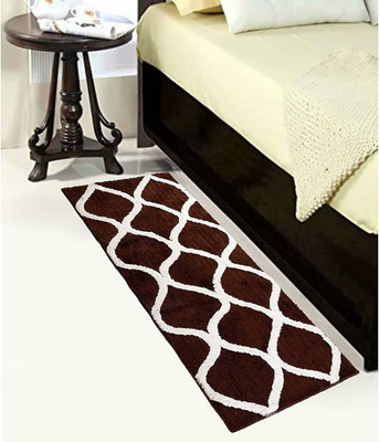 ROSSLYN Microfiber Floor Mat(Brown, Medium)