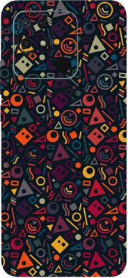 BUGGU REDMI 10C Mobile Skin(Geometric Shape Skin With High Matte Finish.)
