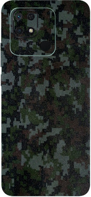 BUGGU REDMI 10C Mobile Skin(Camouflage Military Digital Skin With High Matte Finish.)