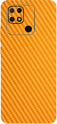 BUGGU REDMI 10C Mobile Skin(Golden Carbon Fiber Skin With High Matte Finish.)