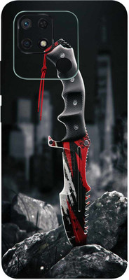 BugguSkin Redmi 10C, Redmi 10c Mobile Skin(Ultra Super Killer Knife Skin With High Matte Finish.)