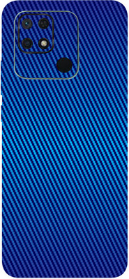 BugguSkin Redmi 10C, Redmi 10c Mobile Skin(Ultra Super Blue Carbon Fiber Skin With High Matte Finish.)