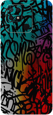 BUGGU REDMI 10C Mobile Skin(Graffiti Text Skin With High Matte Finish.)