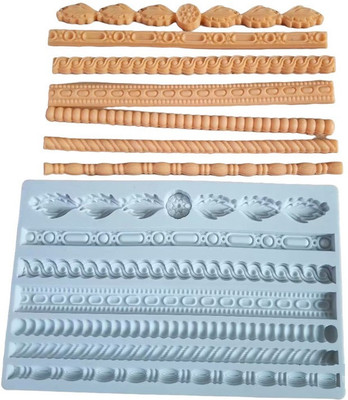 CraftialCurve Silicone Fondant & Gum paste Mould 1(Pack of 1)