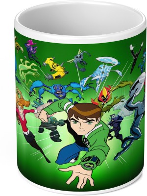 TrendoPrint (NM-141)_Ben 10 Cup Compatible With Printed Ceramic Coffee Mug(350 ml)