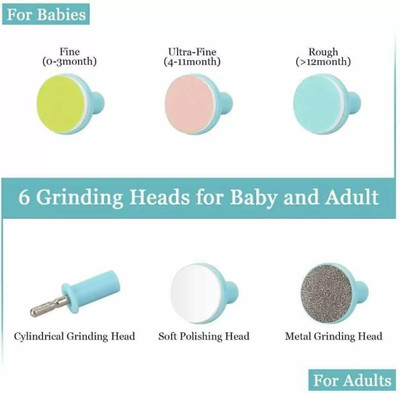 ND BROTHERS New Baby Nail File Electric,Baby Nail Trimmer(Multicolor)