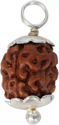 Chopra Gems Certified/Original Three Mukhi Rudraksha/Natural 3-faced For Men & Women Wood Pendant