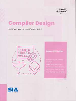 Compiler Design CSE, B.Tech III-Year II-Sem (R18) JNTU -Hyderabad Latest 2022 Edition(Paperback, SIA)