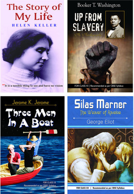 Three Men In A Boat +The Story Of My Life + Up From Slavery + Silas Marner (Set Of 4 Adventures & Classics Books)(Paperback, George Eliot, Helen Keller, Booker T Washington, Jerome K Jerome)