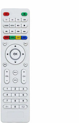 Nij TV Compatible For LED LCD TV Remote Control WORLDTECH Remote Controller(White)