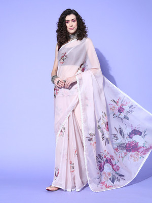Ratnavati Self Design Bollywood Georgette Saree(Beige)