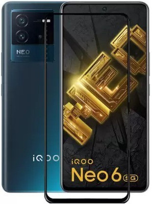 DSCASE Edge To Edge Tempered Glass for iQOO Neo 6 5G(Pack of 1)