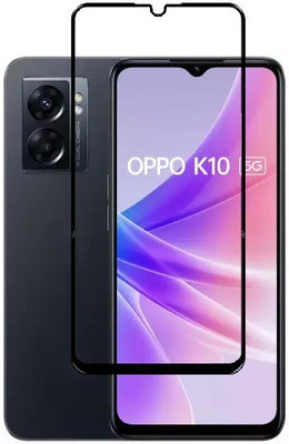 Caseline Edge To Edge Tempered Glass for OPPO K10 5G(Pack of 1)