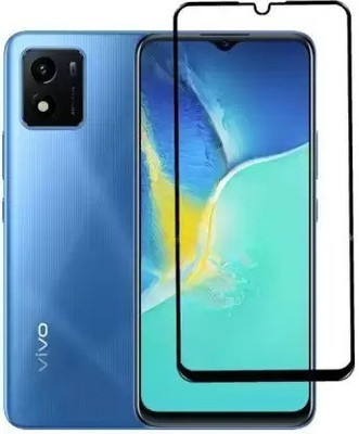 AKSHUD Edge To Edge Tempered Glass for vivo Y01(Pack of 1)