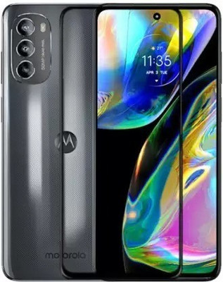 AKSHUD Edge To Edge Tempered Glass for Motorola G82 5G(Pack of 1)