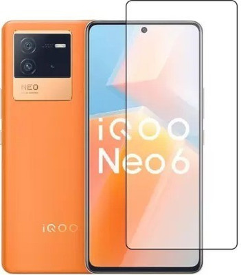 BRENZZ Edge To Edge Tempered Glass for iQOO Neo 6 5G(Pack of 1)