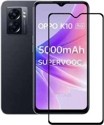 NSTAR Edge To Edge Tempered Glass for OPPO K10 5G(Pack of 1)