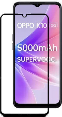 Caseline Edge To Edge Tempered Glass for OPPO K10 5G(Pack of 1)