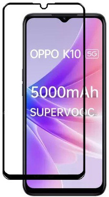 MOBIGENIX Edge To Edge Tempered Glass for OPPO K10 5G(Pack of 1)
