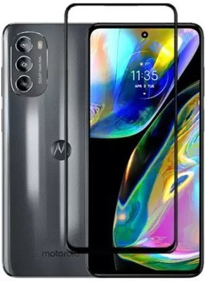AKSHUD Edge To Edge Tempered Glass for Motorola G82 5G(Pack of 1)