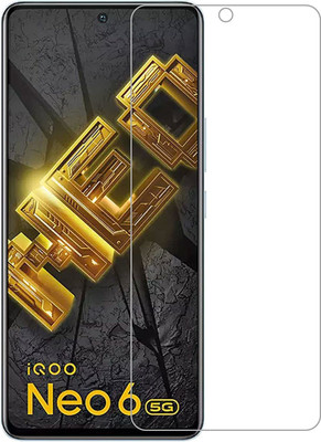 LIKEDESIGN Edge To Edge Tempered Glass for iQOO Neo 6 5G, VIVO iQOO Neo 6 5G(Pack of 1)