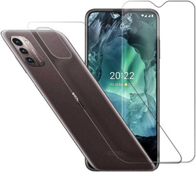 DOWRVIN Front and Back Tempered Glass for NOKIA G21(Pack of 2)