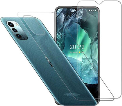 DOWRVIN Front and Back Tempered Glass for Nokia G11(Pack of 2)