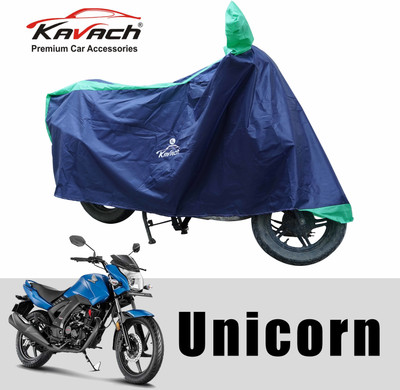 Kavach Two Wheeler Cover for Hero(Splendor, Green, Blue)