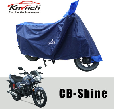 Kavach Two Wheeler Cover for Hero(HF Deluxe, Green, Blue)