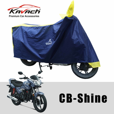 Kavach Two Wheeler Cover for Hero(HF Deluxe, Blue, Blue)