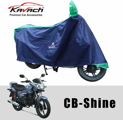 Kavach Two Wheeler Cover for Hero(HF Deluxe, Red, Blue)