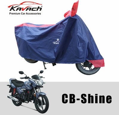 Kavach Two Wheeler Cover for Hero(HF Deluxe, Orange, Blue)