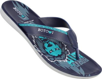 BOTOWI Men Slippers(Blue , 9)